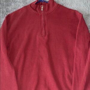 Dockers Men's Zip-Neck Sweater - Red